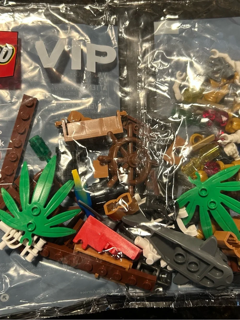 LEGO VIP Polybags, Pirates and Treasure, Spring Fun, Summer Fun, and Spooky
